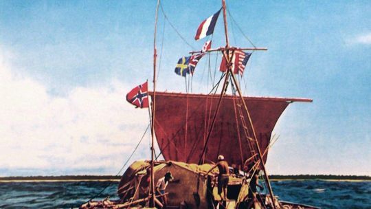 Thor Heyerdahl - na tratwie przepłynął tysiące mil