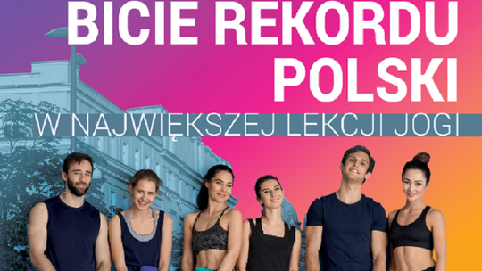 To będzie największa lekcja jogi? W sobotę bicie rekordu na placu Litewskim