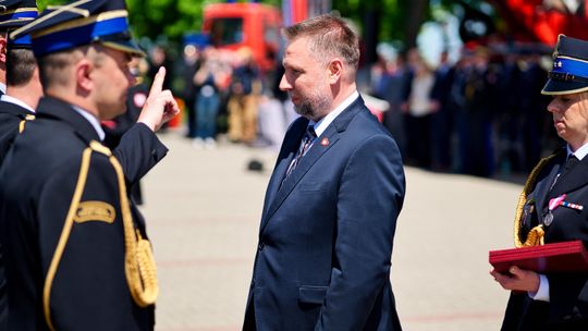 „To był czas bohaterów”. Strażacy i druhowie uhonorowani po pożarze Puszczy Solskiej