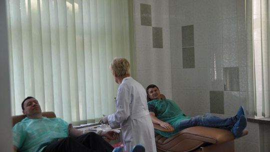 Tomaszów Lubelski: Policjanci honorowo oddali krew