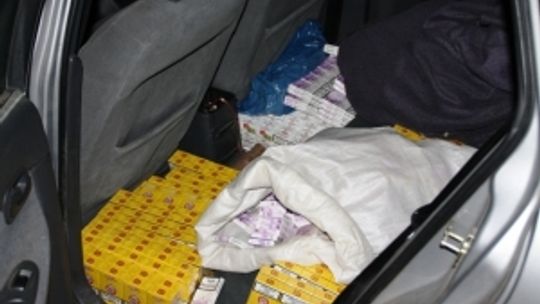 Tomaszów Lubelski: Wpadka przemytnika papierosów