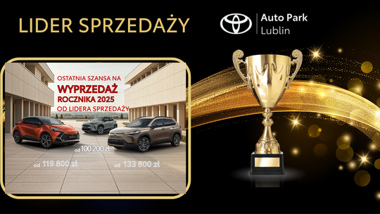 Toyota liderem sprzedaży w województwie lubelskim