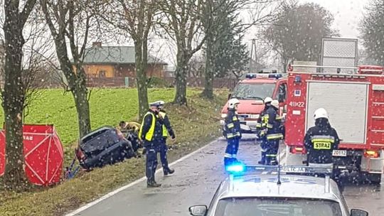 Tragedia koło Hrubieszowa. W wypadku zginął mężczyzna