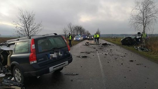 Tragedia na drodze. Nie żyje kierowca (aktualizacja)