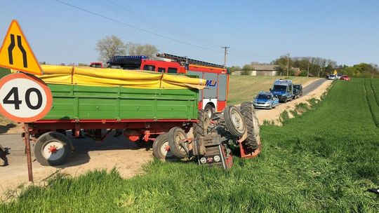 Tragedia na drodze pod Lublinem. Ciągnik przygniótł traktorzystę