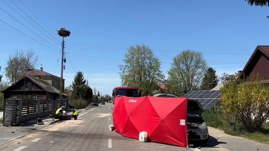 Tragiczna końcówka majówki. Na drodze zginął 28-letni motocyklista