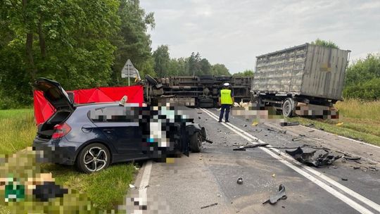 Tragicznie rozpoczęty piątek. Wypadki w regionie, jedna osoba nie żyje
