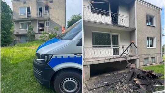 Tragiczny pożar pod Kraśnikiem. W domu znaleziono ciało 81-latki