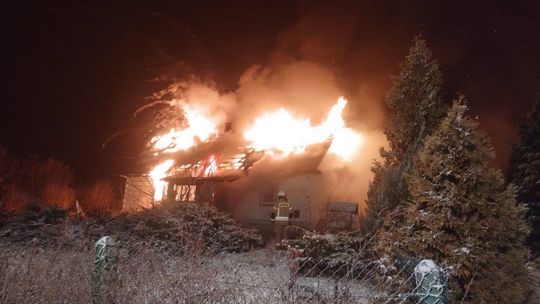 Tragiczny pożar w powiecie zamojskim. Nie żyje mężczyzna