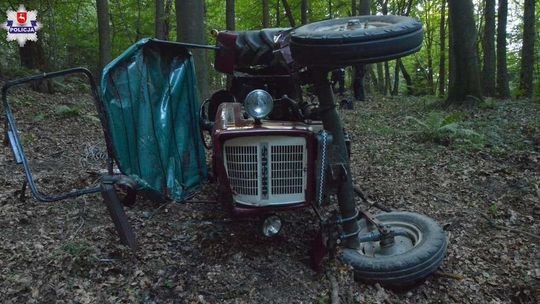 Tragiczny wypadek. Ciągnik zgniótł 68-latka