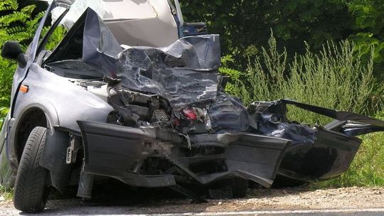 Tragiczny wypadek koło Włodawy. Zderzenie czołowe