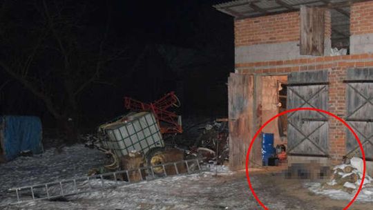 Tragiczny wypadek. Spadł z drabiny, zginął na miejscu