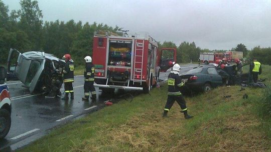 Tragiczny wypadek w Łęcznej. Dwie osoby nie żyją