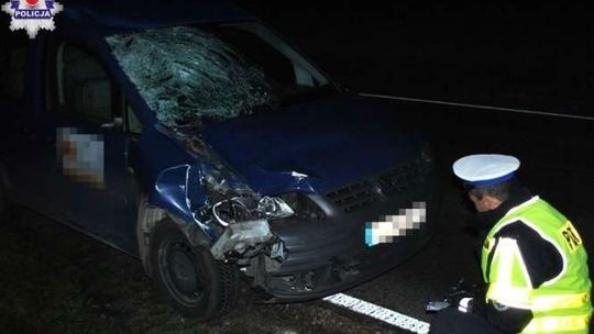 Tragiczny wypadek w Łukowie. Pieszy zginął pod kołami samochodu