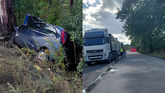 Tragiczny wypadek w Małaszewiczach Dużych. Nie żyje 71-letni kierowca Opla