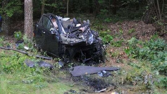 Tragiczny wypadek w Malinówce. Zginęły 2 osoby (zdjęcia)