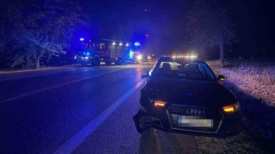 Tragiczny wypadek w Siedliszczach. Kobieta nie miała odblasków