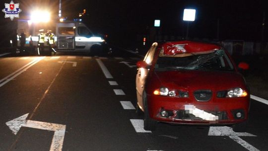 Tragiczny wypadek w Zagrodach. 35-latek zginął na przejściu na pieszych [zdjęcia]