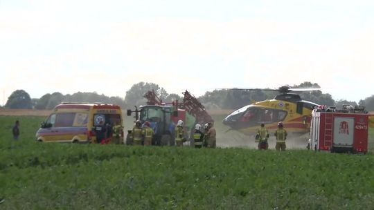 Tragiczny wypadek z udziałem nastolatka. Interweniował śmigłowiec LPR