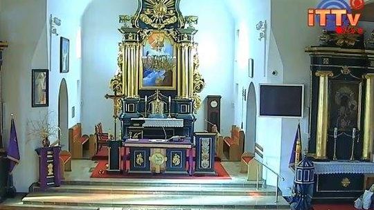 Transmisje online z kościołów w Dysie i Motyczu