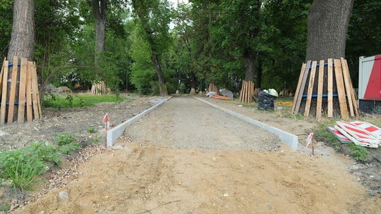 Trwa rewitalizacja Parku Bronowickiego. Prace nabierają tempa