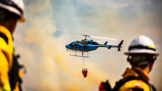 Trwa walka z pożarem Biebrzańskiego Parku Narodowego