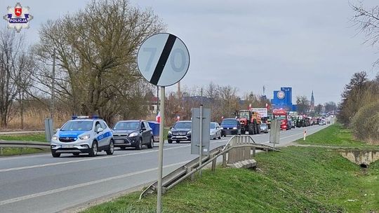 Trwają protesty rolników na lubelskich drogach