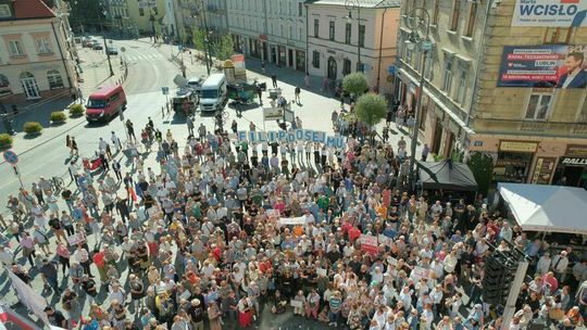 Trzaskowski w Lublinie. "To kobieta powinna decydować o swoim życiu i zdrowiu"