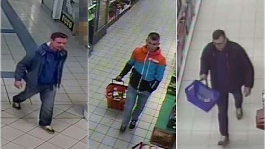 Trzech mężczyzn, trzy różne sklepy i trzy kradzieże