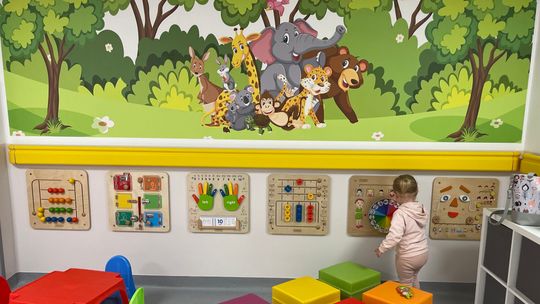 Tu maluchy częściej się uśmiechają. Kolorowy kącik dla najmłodszych pacjentów