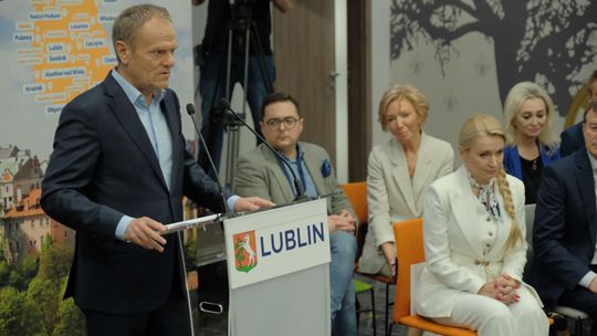 Tusk w Lublinie o budowie CPK: Zatrzymamy tę inwestycję!