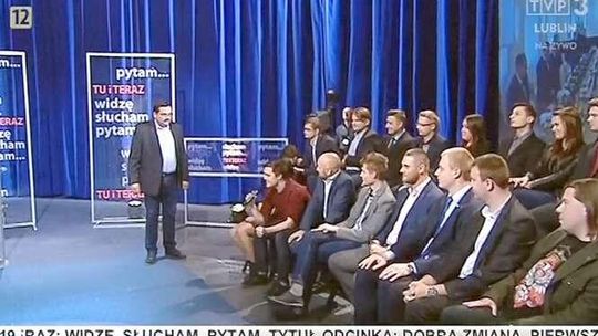 TVP Lublin. Ryszard Montusiewicz - redaktor w roli polityka