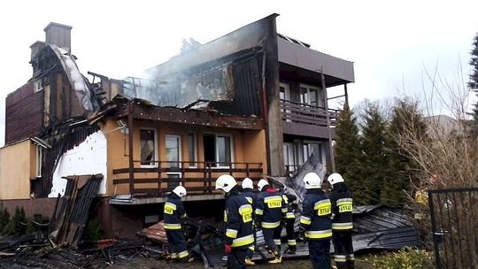 Tyle zostało z domu po pożarze w powiecie parczewskim