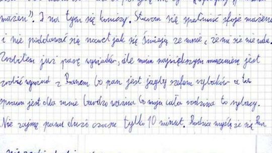 Uczeń 4 klasy napisał list do ministra. To trzeba przeczytać