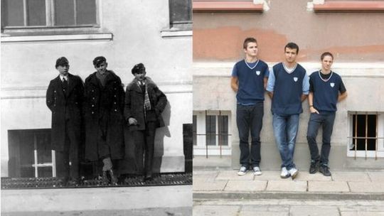 Uczniowie przed wojną i dziś. Zobacz niezwykłą galerię zdjęć
