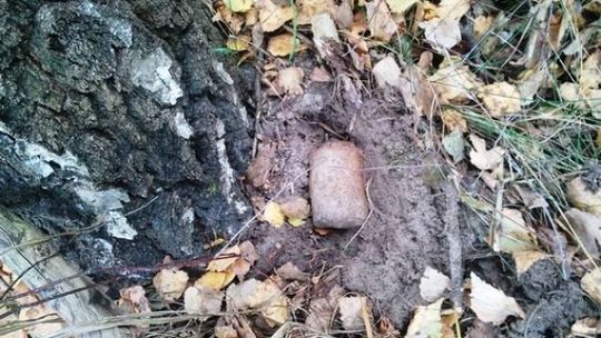 Uczniowie znaleźli granat z czasów wojny. Przenieśli go kilka kilometrów dalej