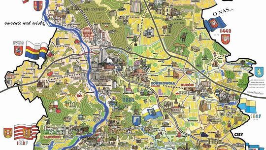 Udało się. Cztery miesiące pracy i Domicjan stworzył specjalną mapę powiatu puławskiego