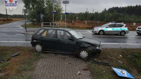Uderzył w auto, a potem potrącił 13-latkę. Był pijany