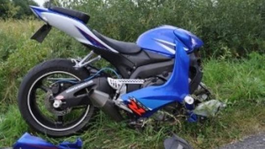 Uhnin: Motocyklista zginął w wypadku