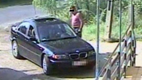 Ukradł BMW sprzed sklepu, nagrała go kamera (wideo)