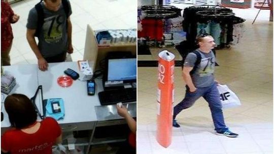Ukradł kartę i płacił nią w sklepach. Szuka go policja