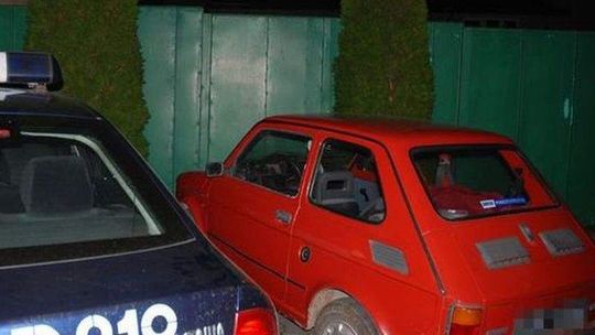 Ukradł malucha i pojechał na imprezę