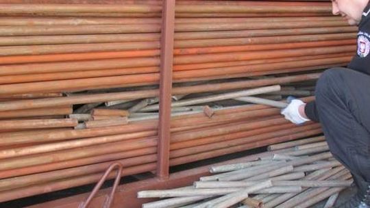 Ukrainiec chciał wwieźć do Polski zardzewiały złom