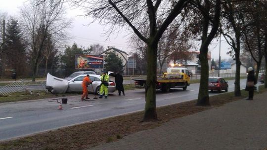 Ul. Choiny: Skończył jazdę na barierkach