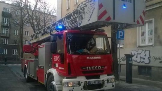 Ul. Chopina: Zapaliła się sadza w kominie