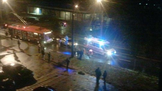 Ul. Gospodarcza: Kobieta potrącona przez trolejbus