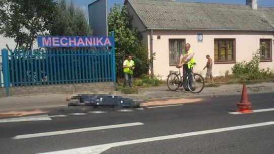 Ul. Turystyczna: Rowerzysta zginął pod kołami ciężarówki