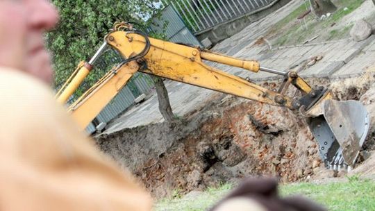 Ul. Zamkowa: Nowe schody, potem szalet