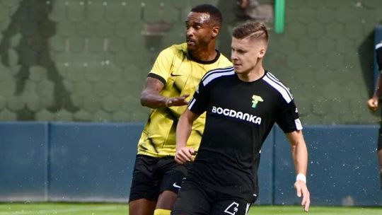 Ulewa opóźniła sparing Górnika  Łęczna z Wieczystą Kraków