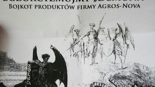 Ulotki pod kościołem. Protestują przeciwko \"Demonowi\"